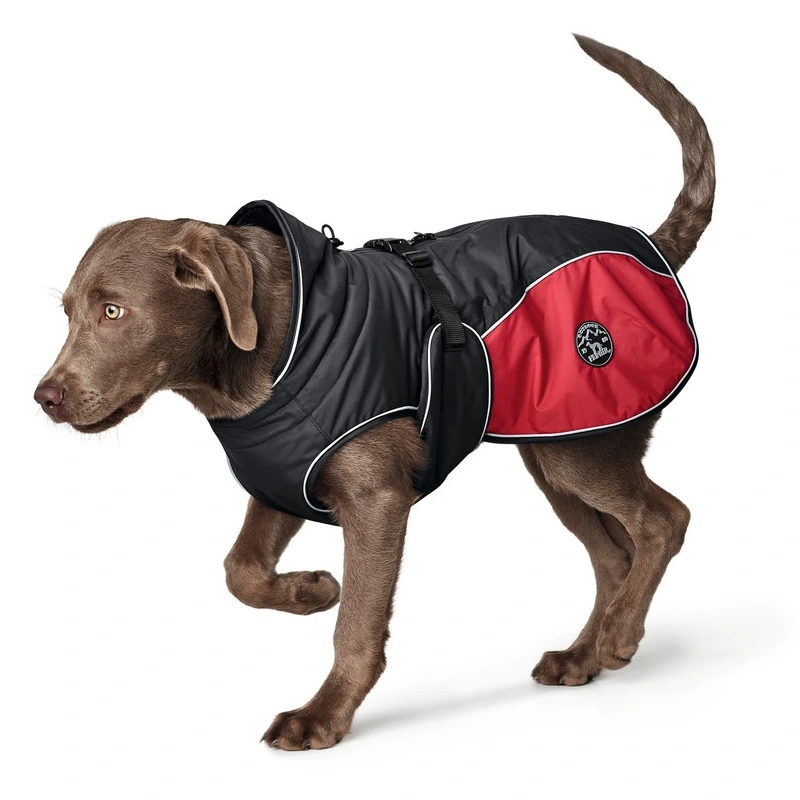 Hunter Uppsala COZY Hundefrakke Rød-Sort 35 cm